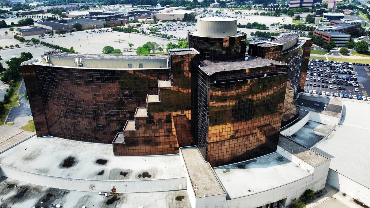 Abandoned Remains: Hyatt Regency Dearborn Hotel: Drone Footage (Michigan)
