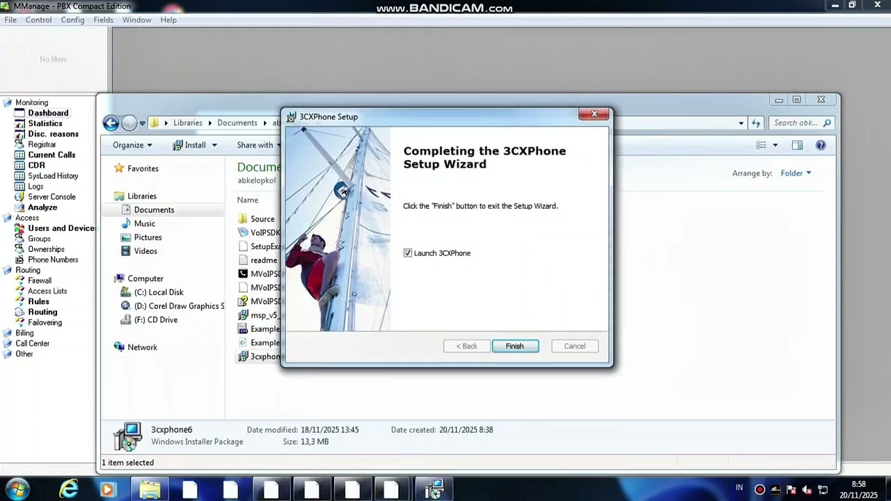 Tutorial membuat server virtual PBX 