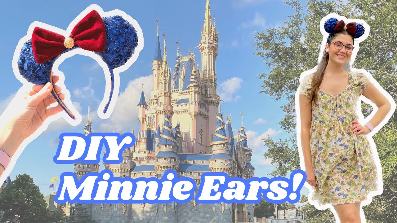 I DIY'd Minnie Ears for my Disney World Trip!