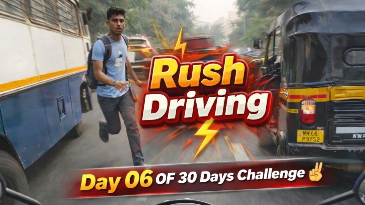Rush Driving Krte Time Ye Kya Hogya 😱 || Day 06 Of 30 Days Challenge ||