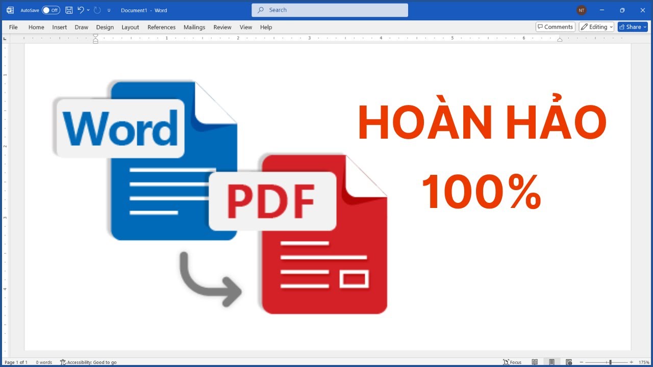 Chuyển Word Sang PDF Giữ Nguyên Định Dạng Hoàn Hảo 100%