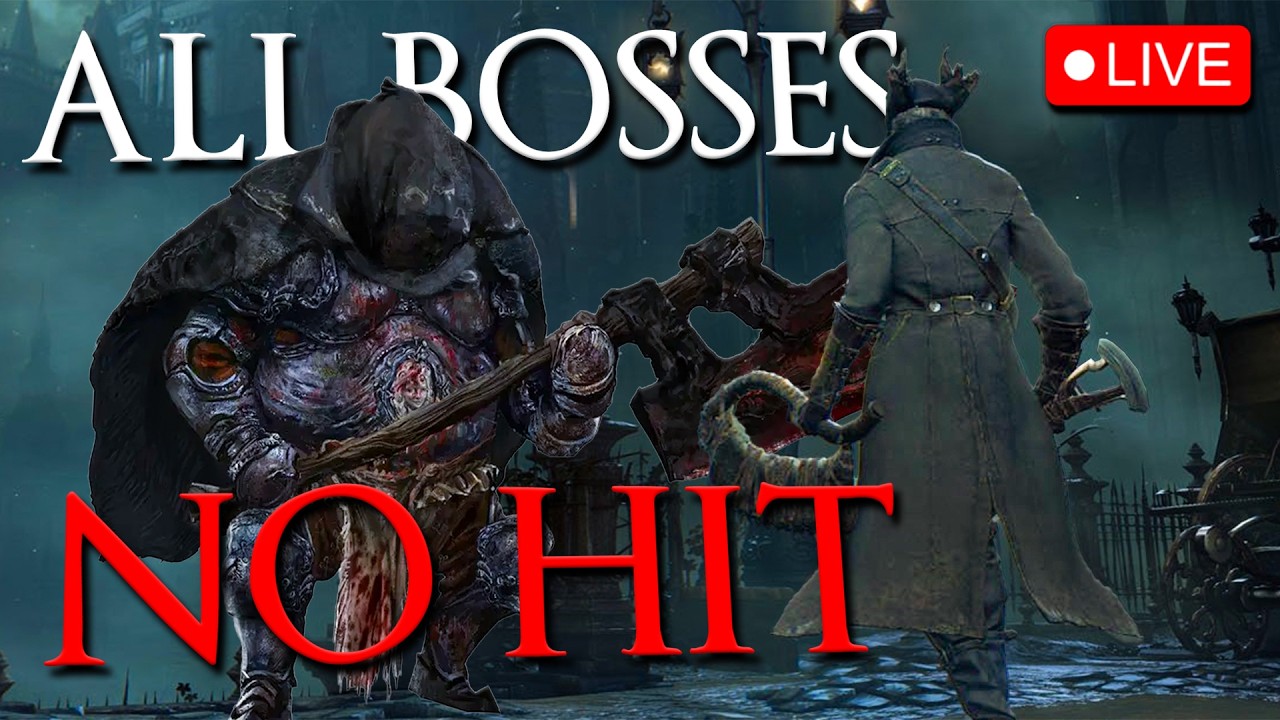 Bloodborne All Vanilla Bosses No Hit Run