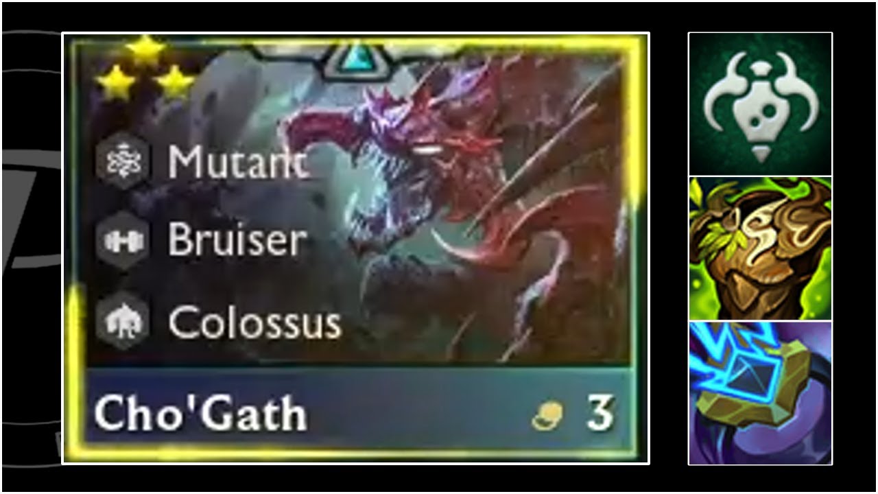 3 Star EXPLOSIVE Cho'Gath CHEMTECH - TFT SET 6