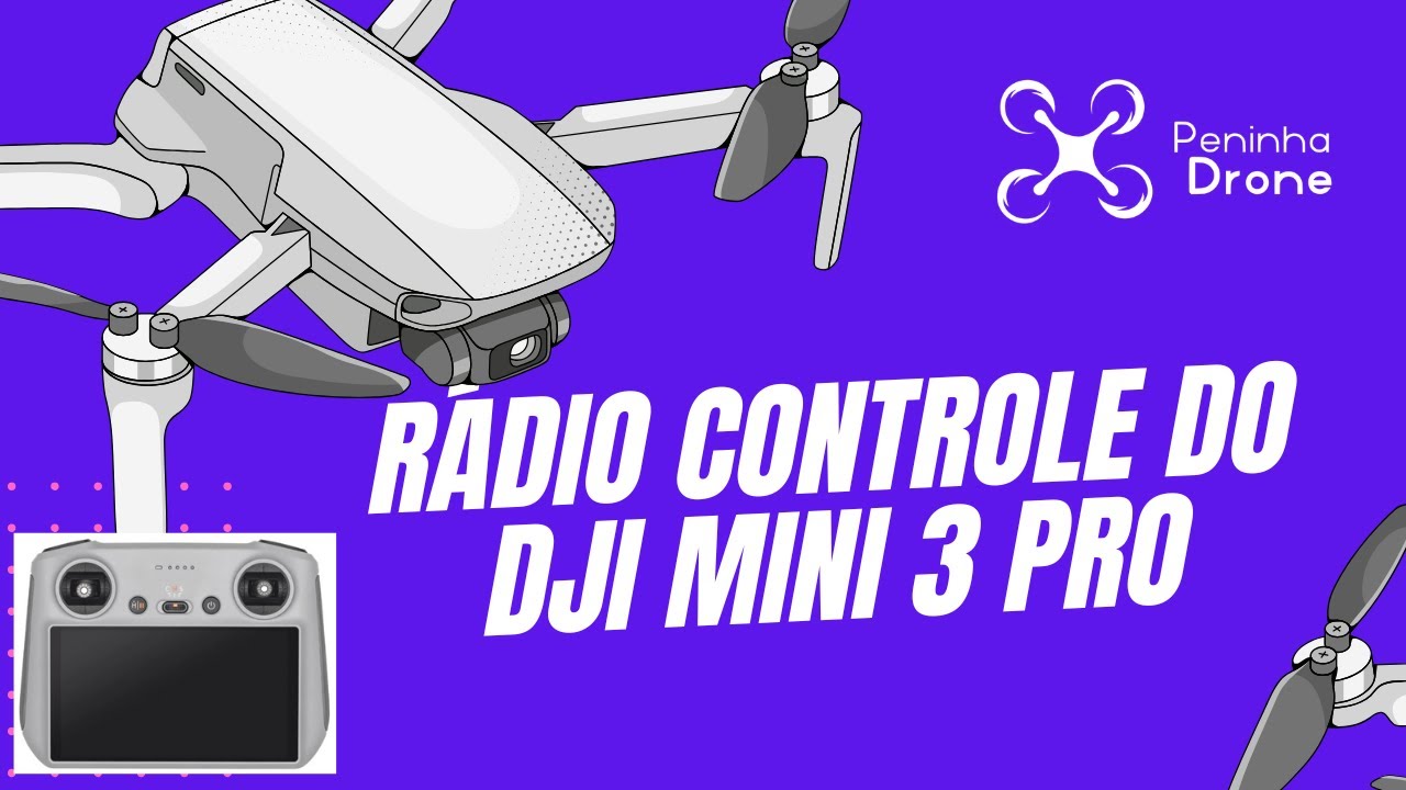 8. Rádio Controle do DJI Mini 3 Pro
