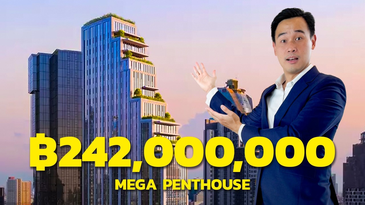 You Get the WHOLE Floor?! ₿242M Sky Mansion Tour!  | SCOPE Thonglor
