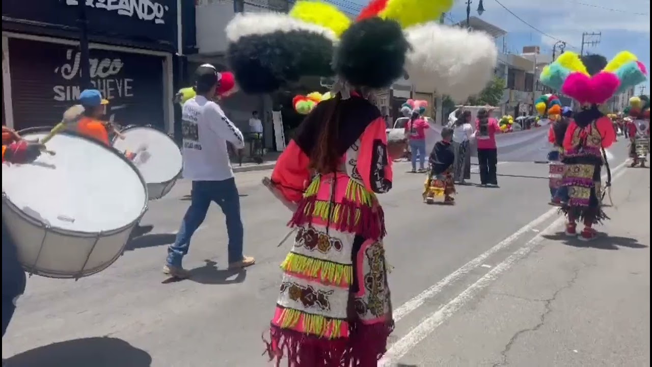 PEREGRINACIÓN DE MATLACHINES ALA VIRGEN DE LA ASUNCIÓN 2024. MIXTECAS DE AGS