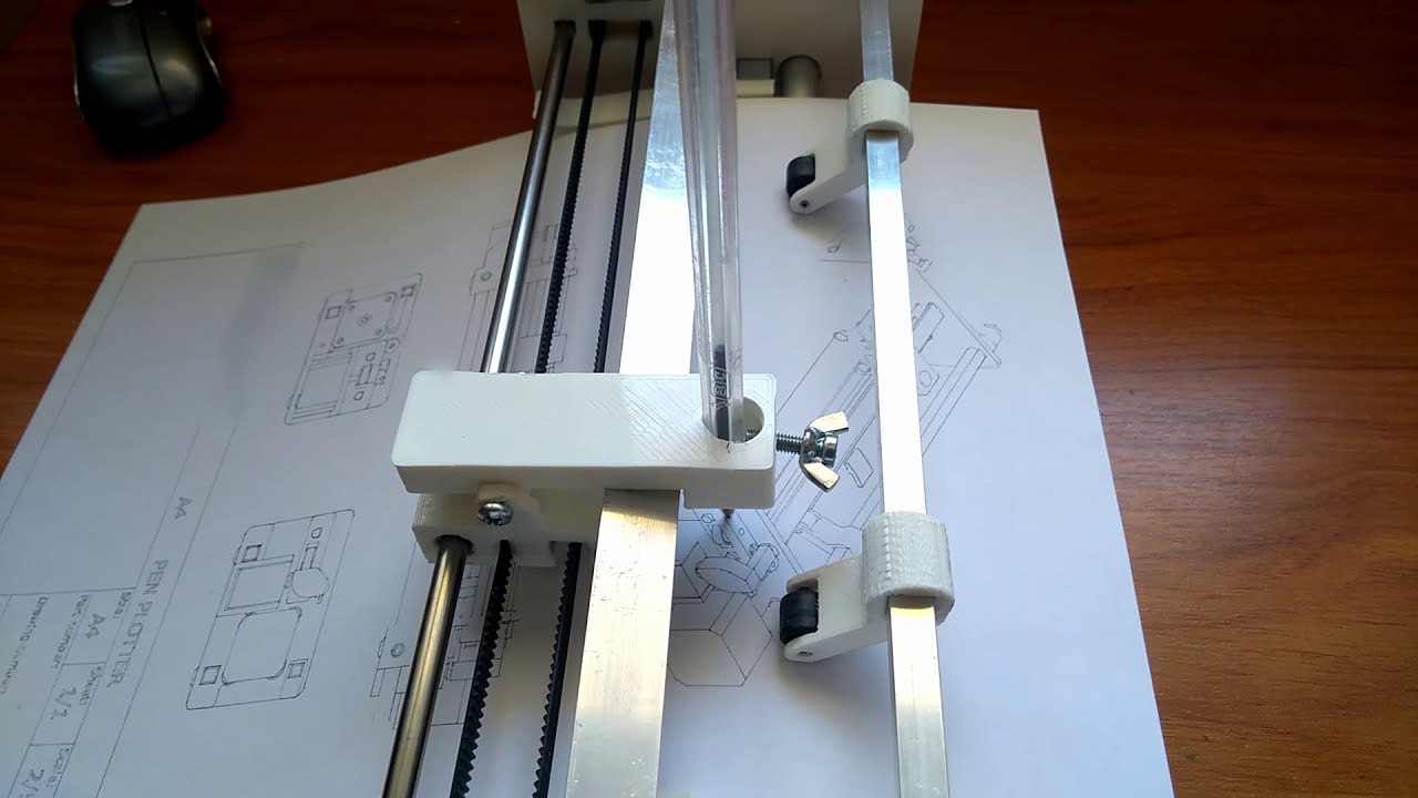 3d printed 2d printer prints a print of itself