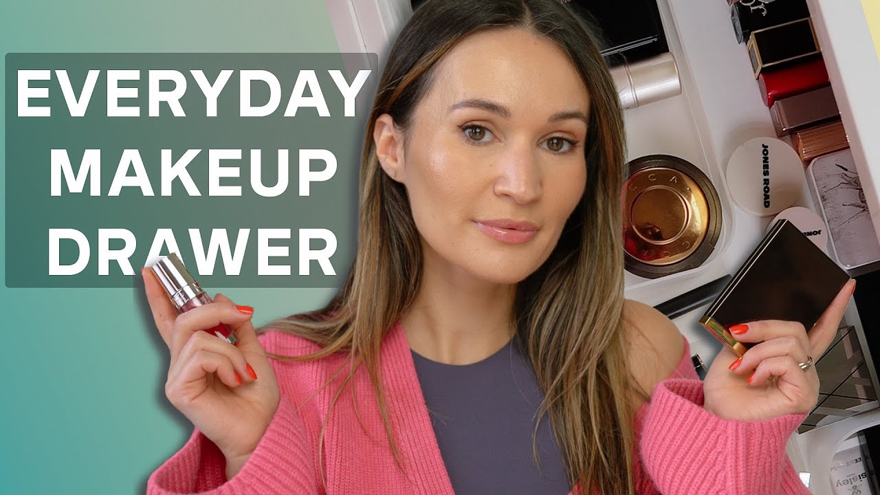 WHAT'S IN MY EVERYDAY MAKEUP DRAWER? Streamlined & Edited Makeup Collection | ttsandra