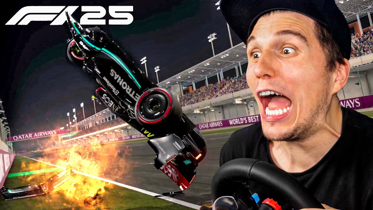 CRASH beim Start? - Paluten spielt zum ersten mal F1 25