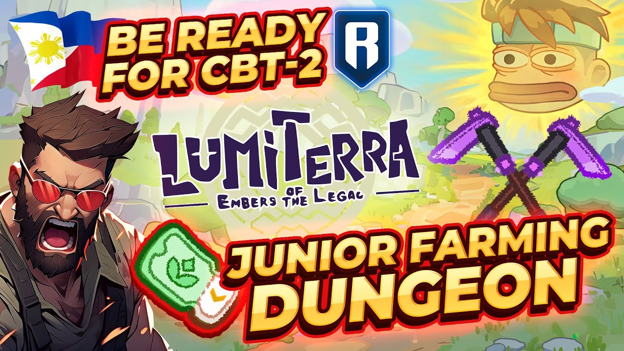 Lumiterra HOW TO: Junior Farming Dungeon, Level 1 - 3 | Be Ready for Closed Beta 2 (TAGALOG)