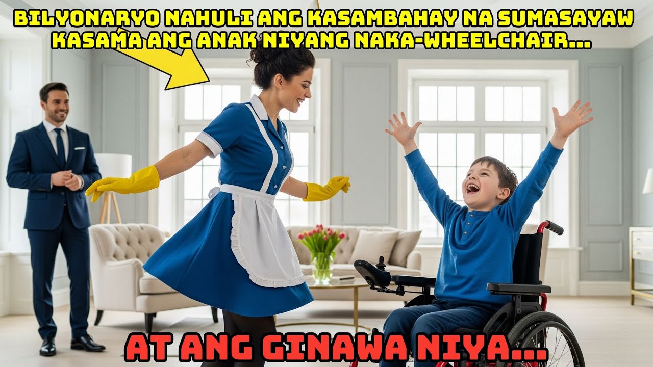 Bilyonaryo nahuli ang kasambahay na sumasayaw kasama ang anak sa wheelchair…ANG REAKSIYON NAKAPAIYAK