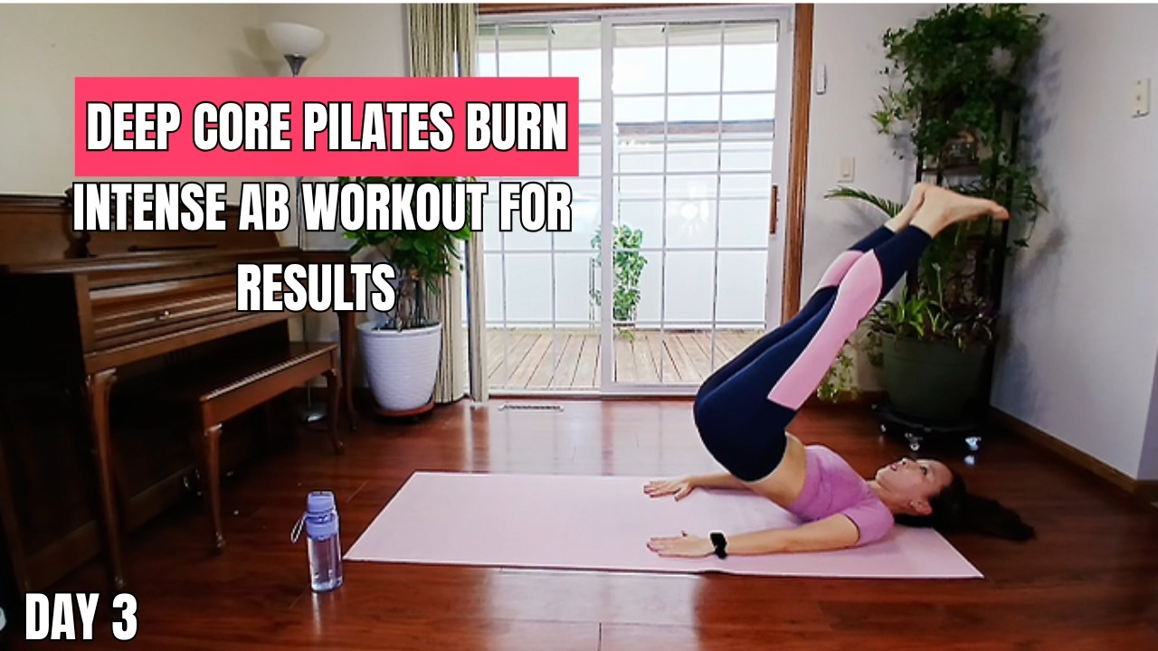 Day 3: Deep Core Pilates Burn | Intense Belly Fat Workout (20 Min)