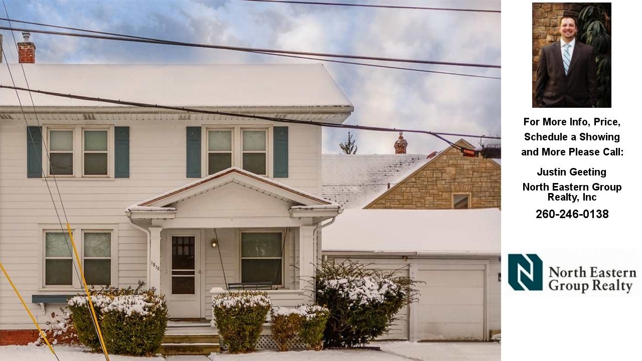 1910 Lake, Fort Wayne, IN Presented by Justin Geeting.