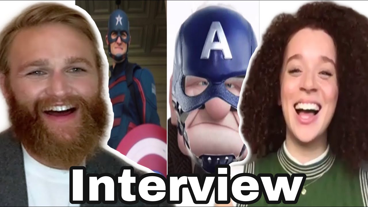 WYATT RUSSELL IS LOVING fan CAPTAIN AMERICA memes & ERIN KELLYMAN on THE FALCON & THE WINTER SOLDIER