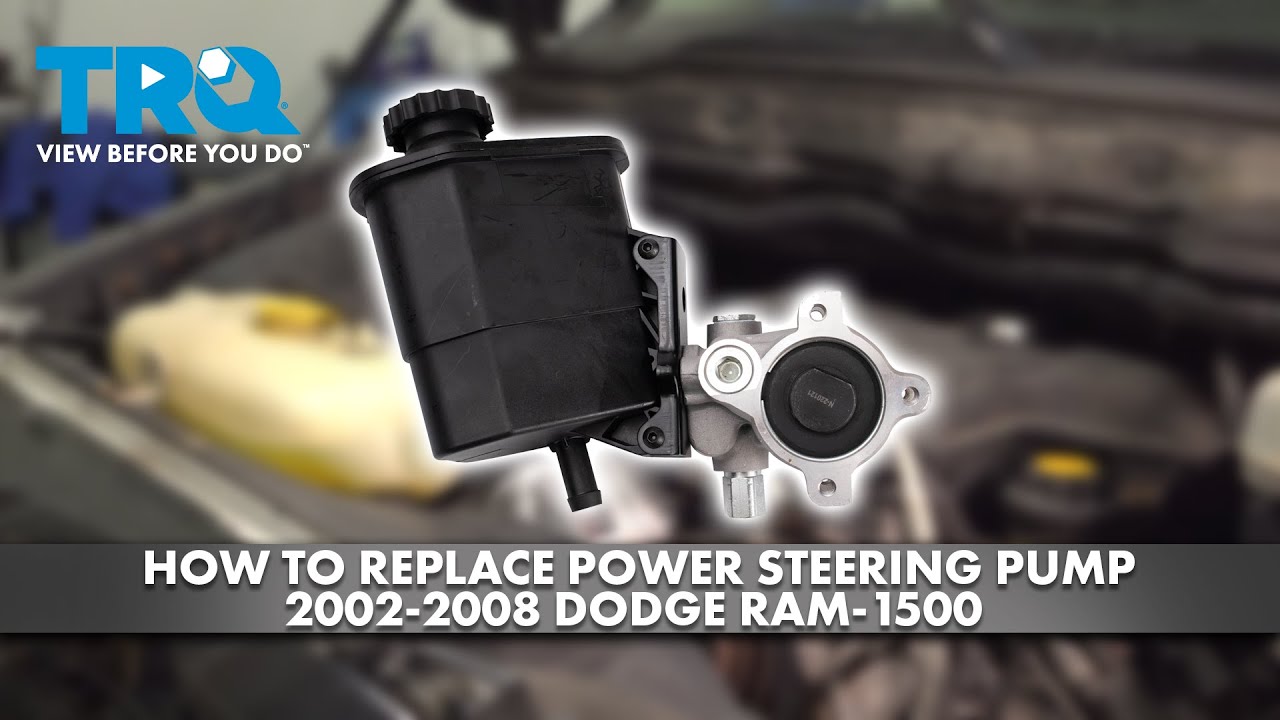 How to Replace Power Steering Pump 2002-2008 Dodge Ram 1500