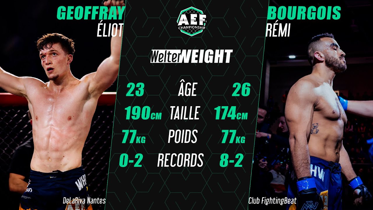 Rémi BOURGOIS vs Eliot GEOFFRAY - AEF3 - MMA