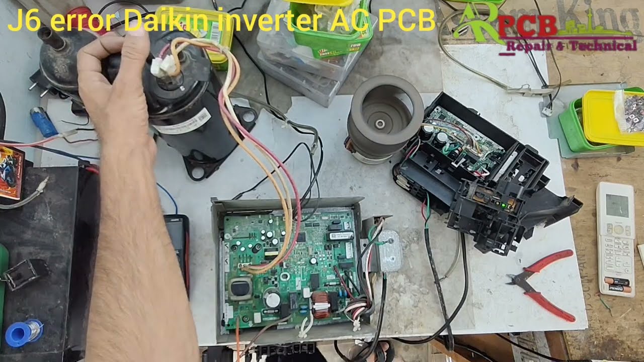 j6 error Daikin inverter AC | j6|J6 error Daikin| PCB repair | Daikin PCB repair|Daikin inverter PCB