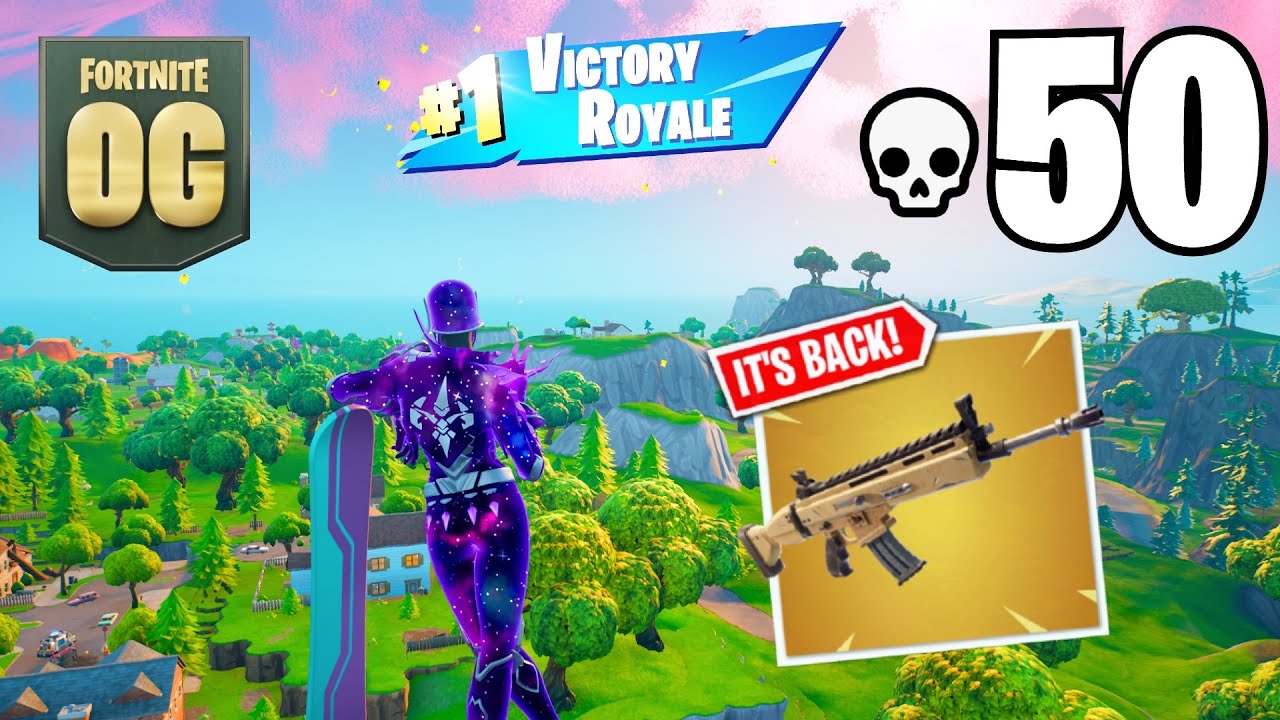 High Elimination Solo vs Squads WINS Gameplay 'Build/Zero Build' (Fortnite OG Chapter 1 Season 6)!