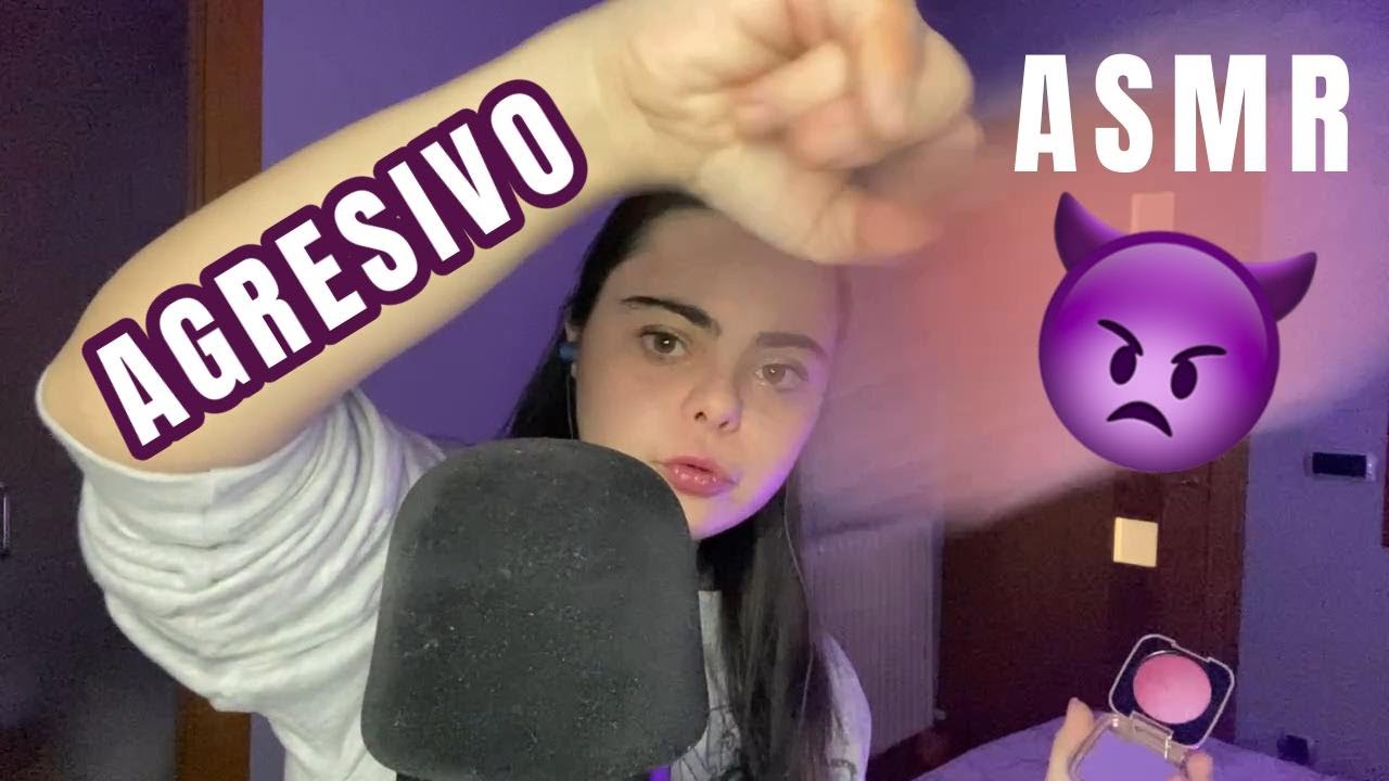 ASMR maquillaje agresivo // roleplay en español