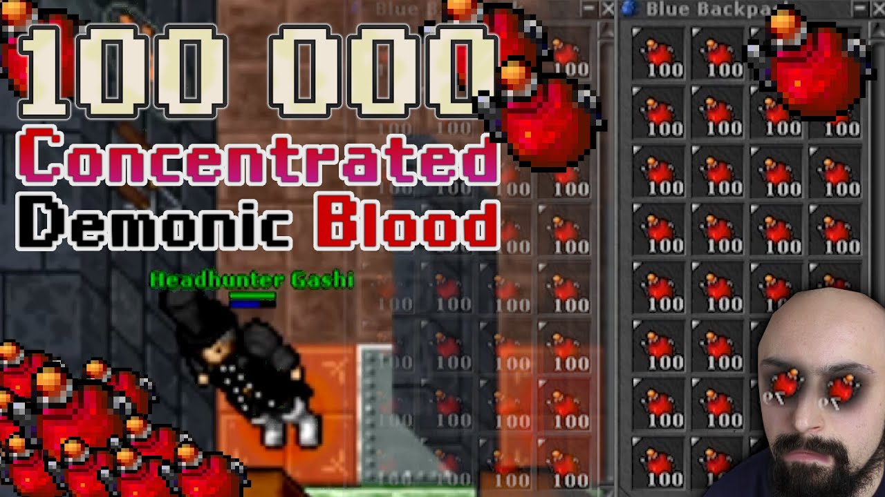 [PL] 100 000x Concentrated Demonic Blood - Tibia - Opening
