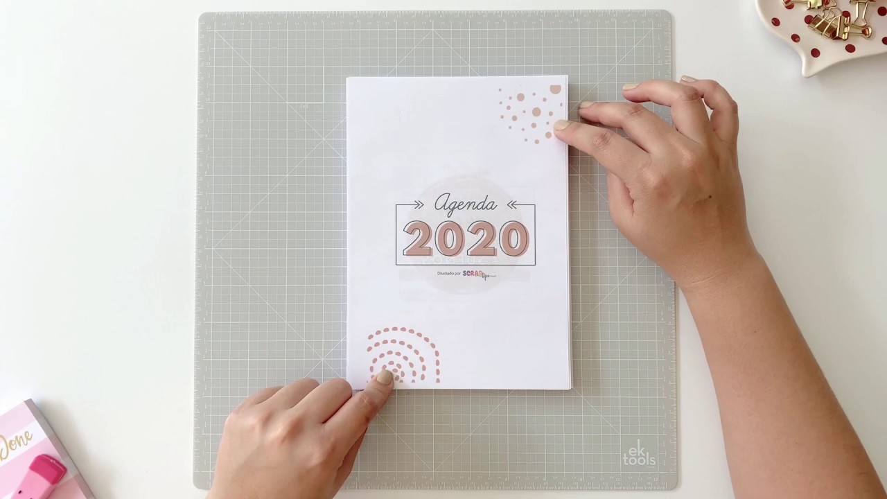 Cómo imprimir 🖨 Agenda 2021 🎀📒 | Parte 1 | Descarga archivo PDF GRATIS | SCRAPtips