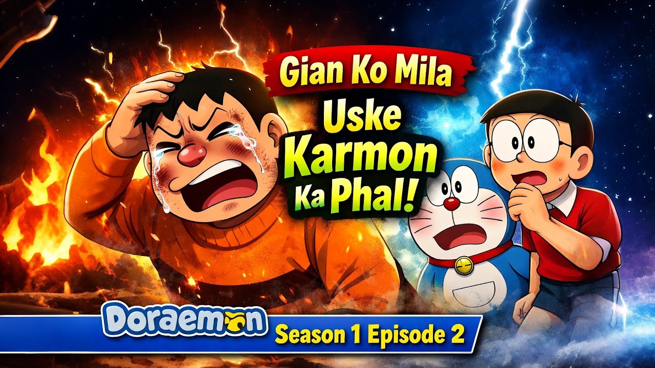 Gian Ko Mila Uske Karmon Ka Fal | Doreamon Season 1 Episode 2 | Your Favorite React 