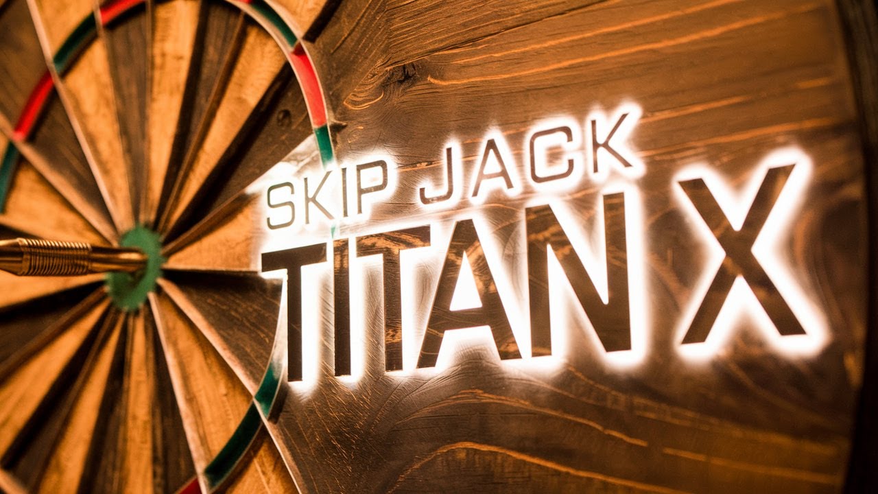 My New Dartboard ! The Skipjack Titan X !