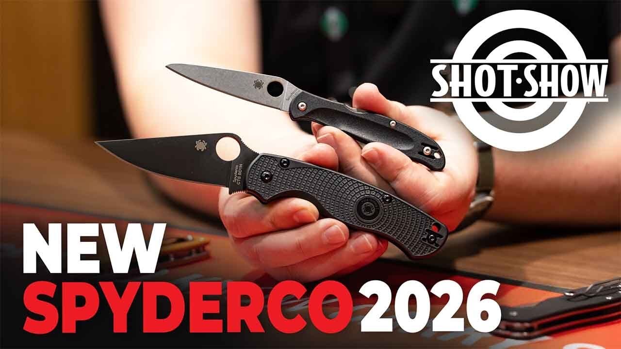 New Spyderco Knives for 2026 | Shot Show 2026