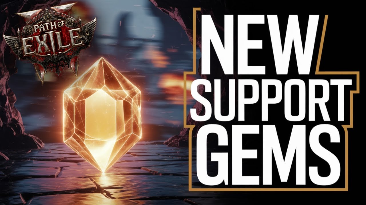 100 NEW Unique Items And Support Gems - Path Of Exile 2
