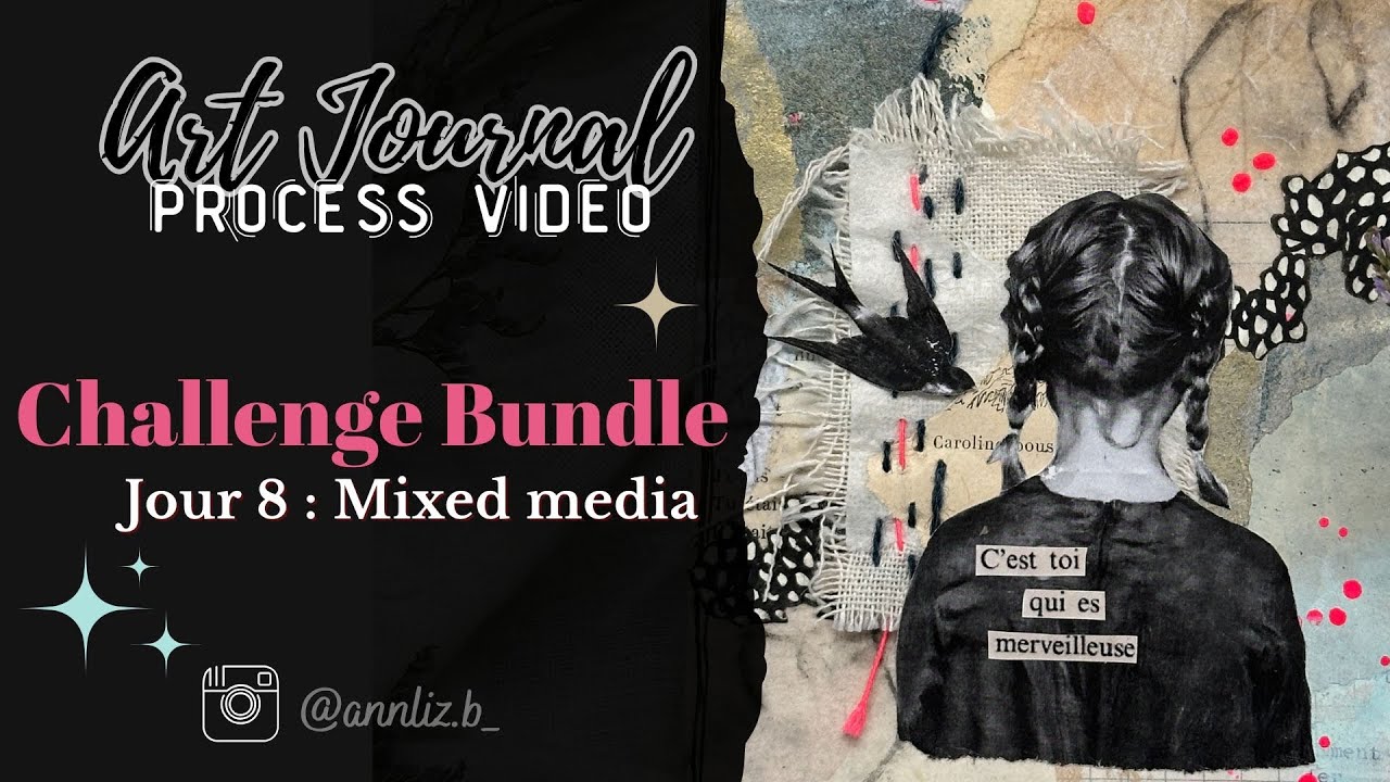 Mixed media : collage et couture 🪡