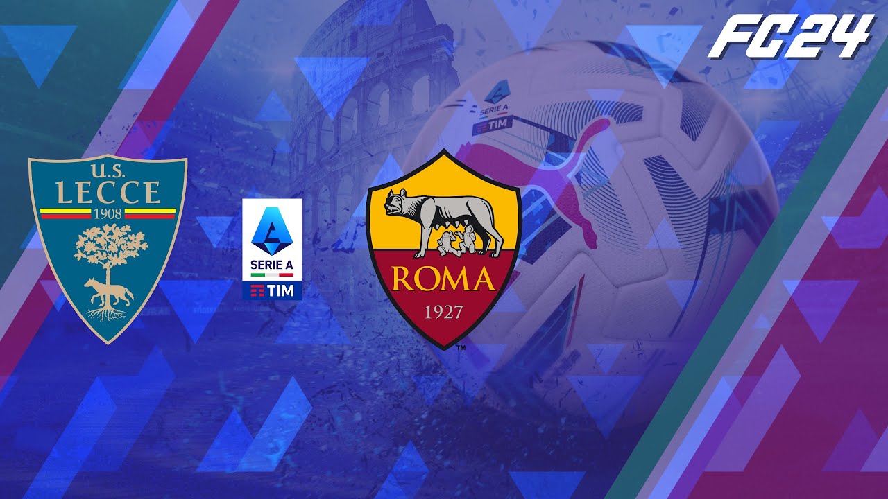 Lecce - Roma ⚽️ Serie A 2023/24 Realistic Match Sim FC 24