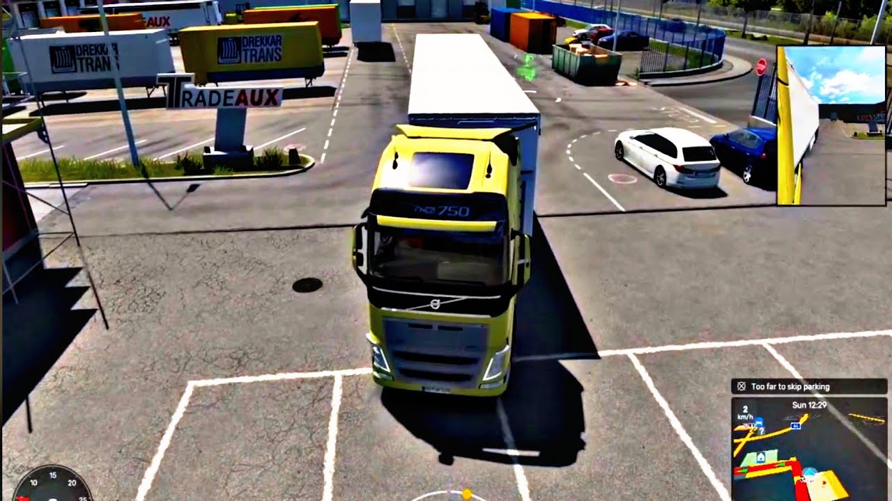 අමාරු Parking Challenge එක 😱 | ETS2 Realistic Gameplay 🇪🇺🚛#srilanka#eurotrucksimulator2#automobile 