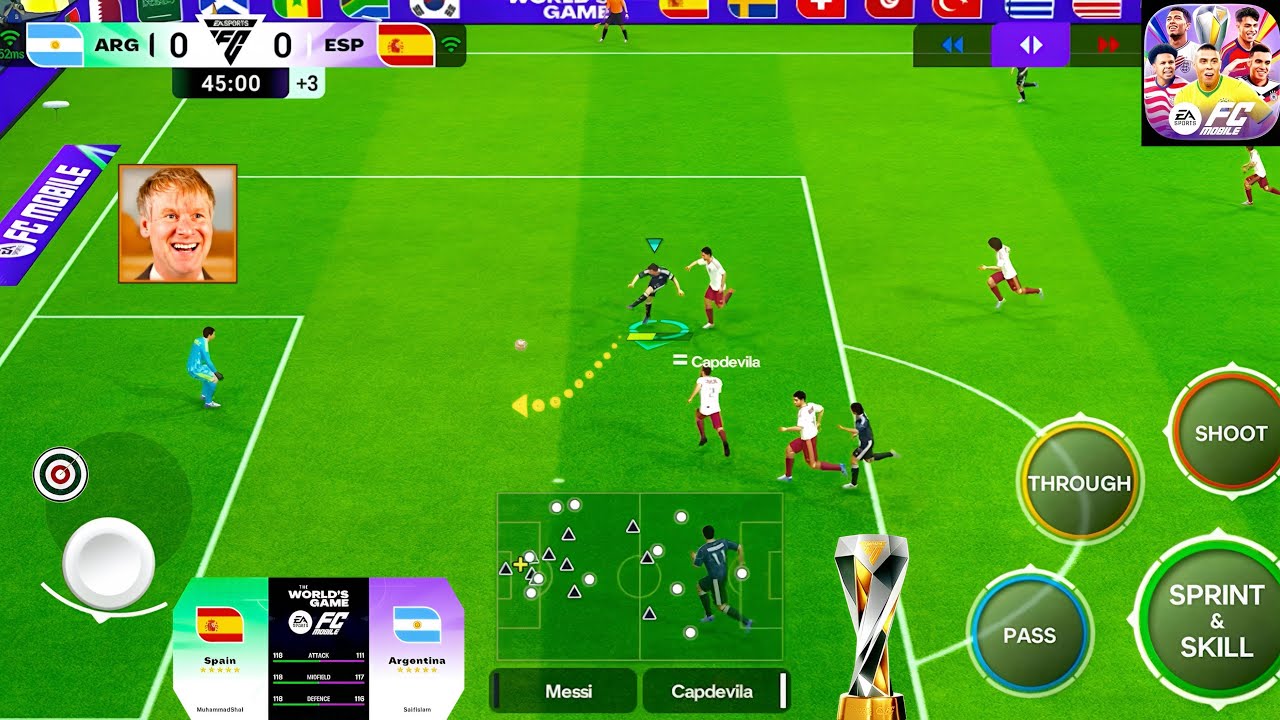 Fc Mobile 26 &bull; Head To Head World's Game | Online Match | Argentina Vs Spain ▪︎ Champion Begins 🏆