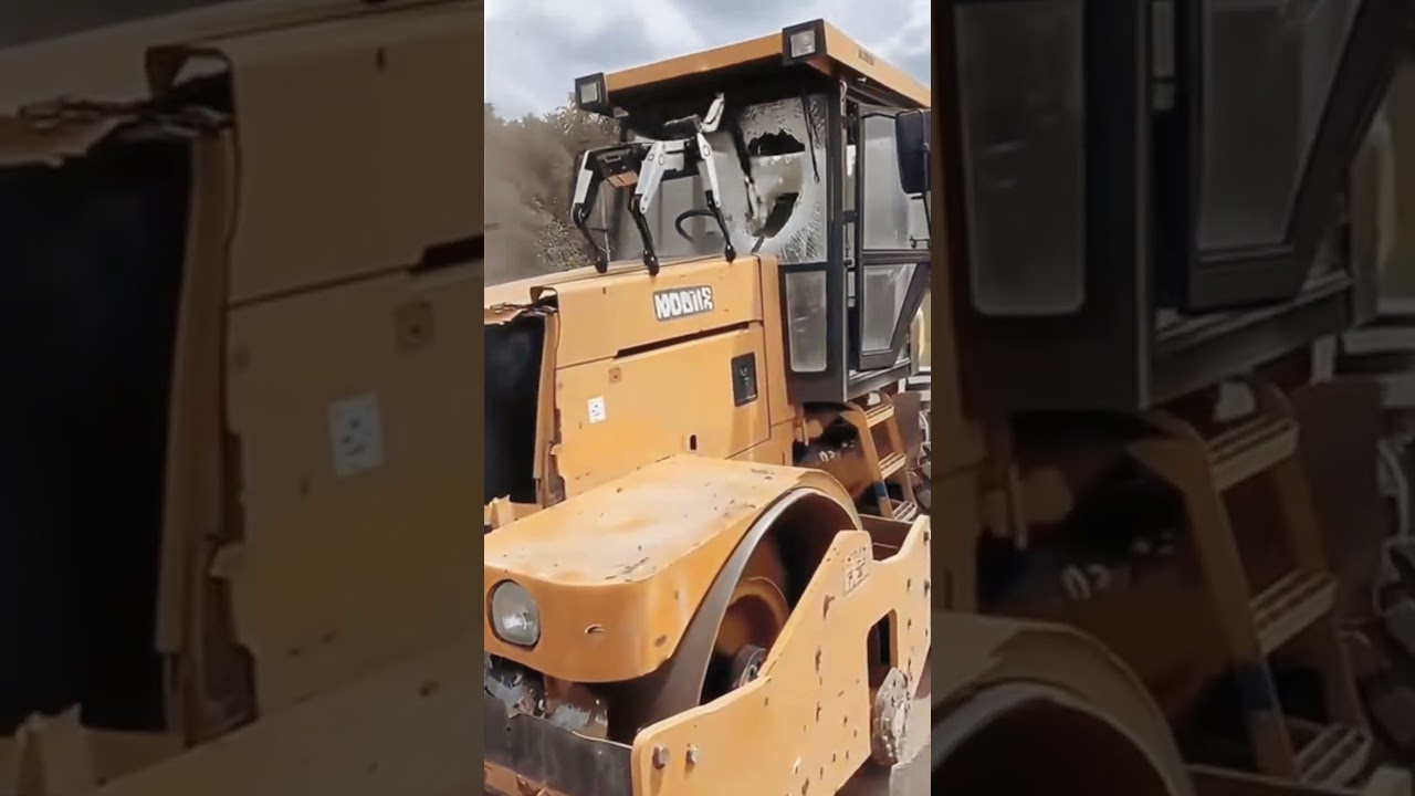 Robotic Dog Protects The Garden From An Agriculture Huge Machine