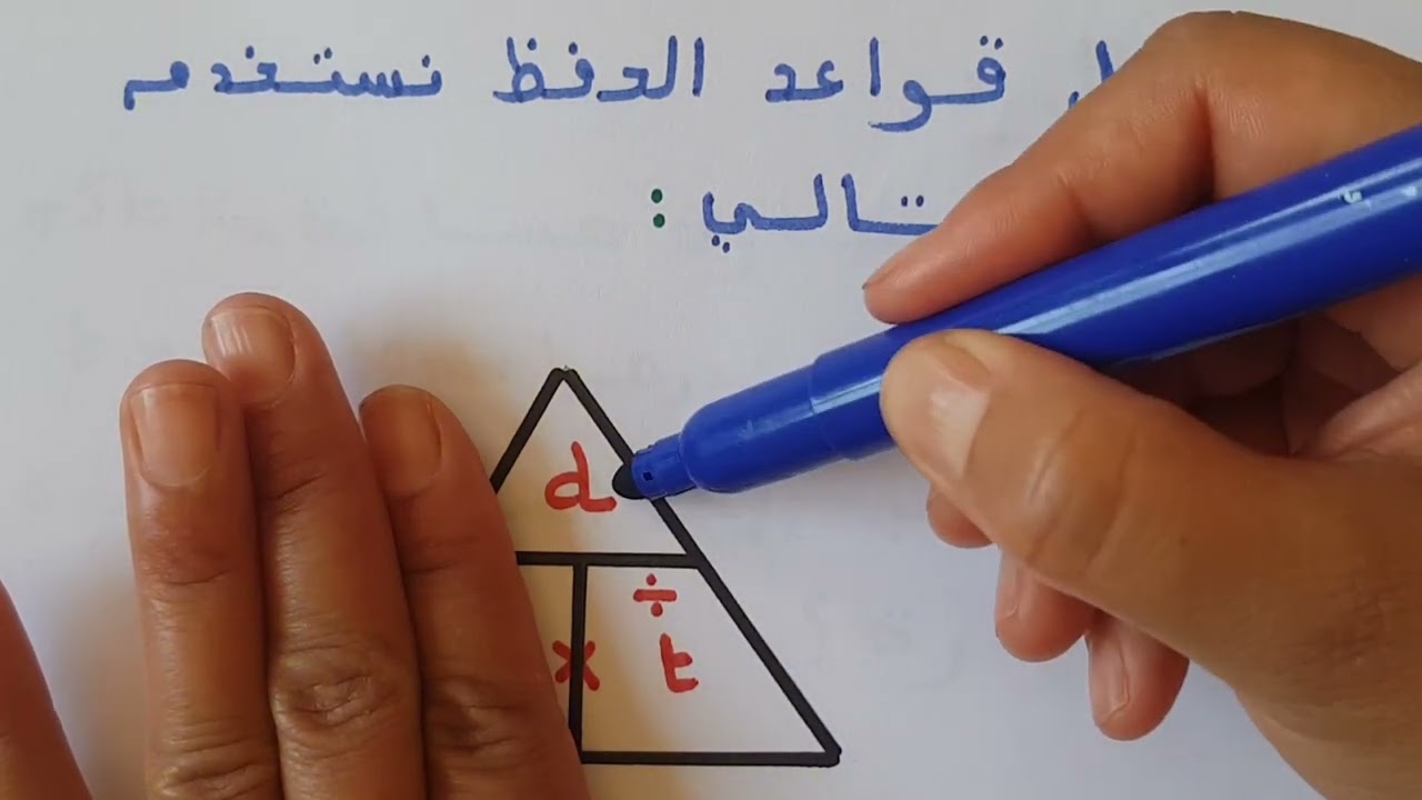 التناسبية/ الجزء الرابع / السرعة المتوسطة