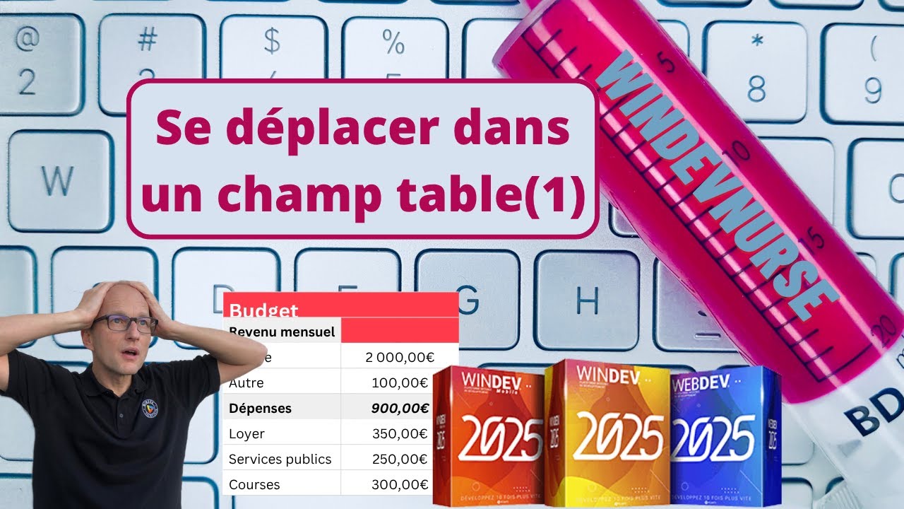 282.TUTO WINDEV/WEBDEV Se déplacer dans un champ table(2)
