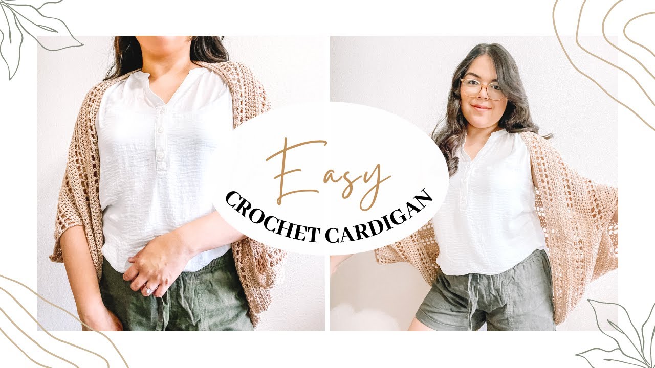 Easy Boho Crochet Cardigan/Shrug