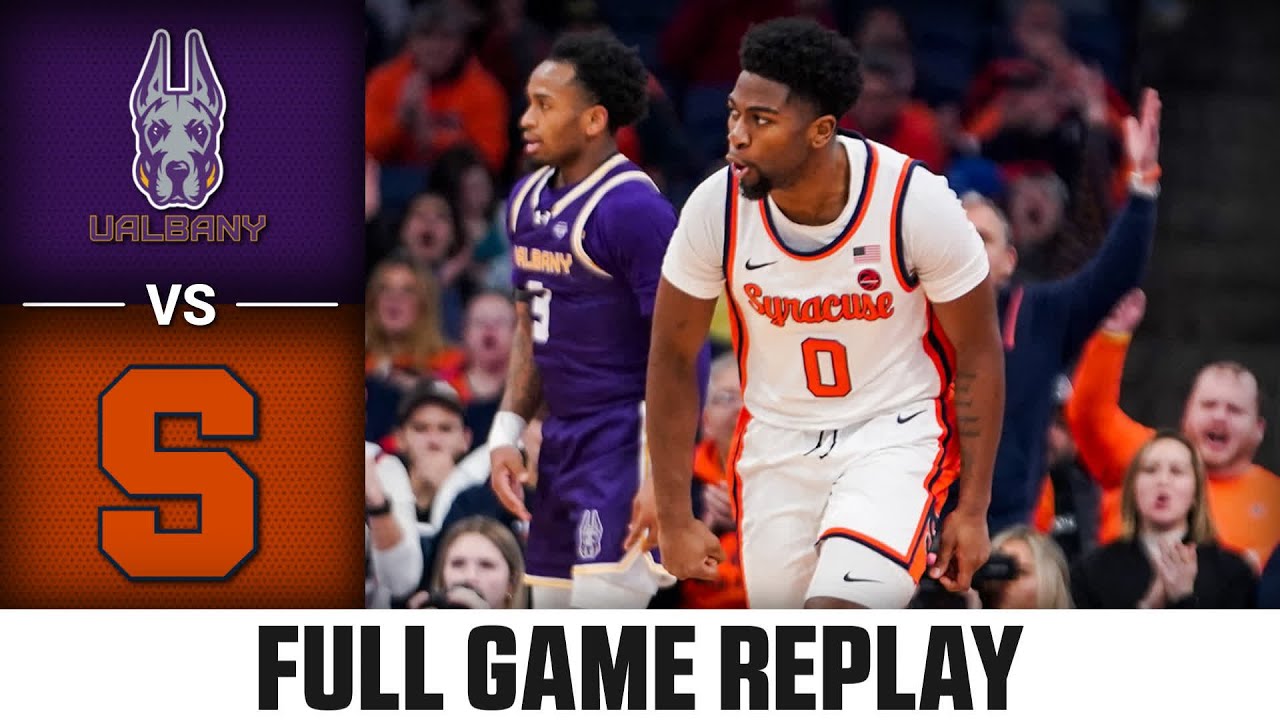 Albany vs. Syracuse Full Game Replay | 2024-25 ACC Men's Basketball