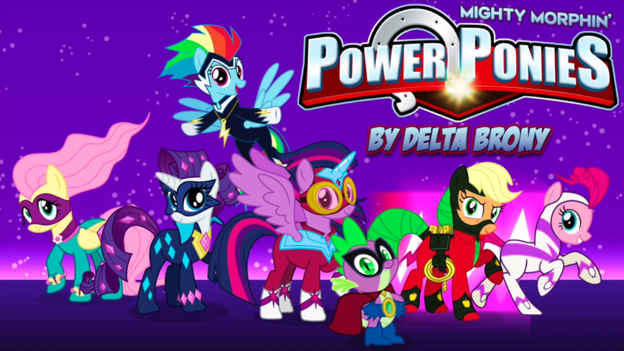[MMPR x MLP FiM] Mighty Morphin Power Ponies Theme By Delta Brony