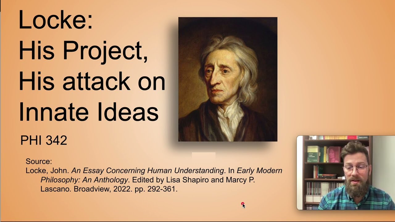 Locke Against Rationalism and Innate Ideas