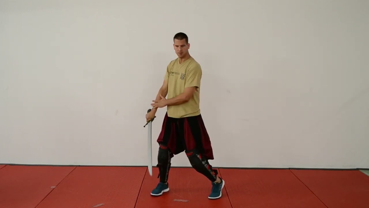 Level 1 5 Grundschl&auml;ge Kurzschwert statisch