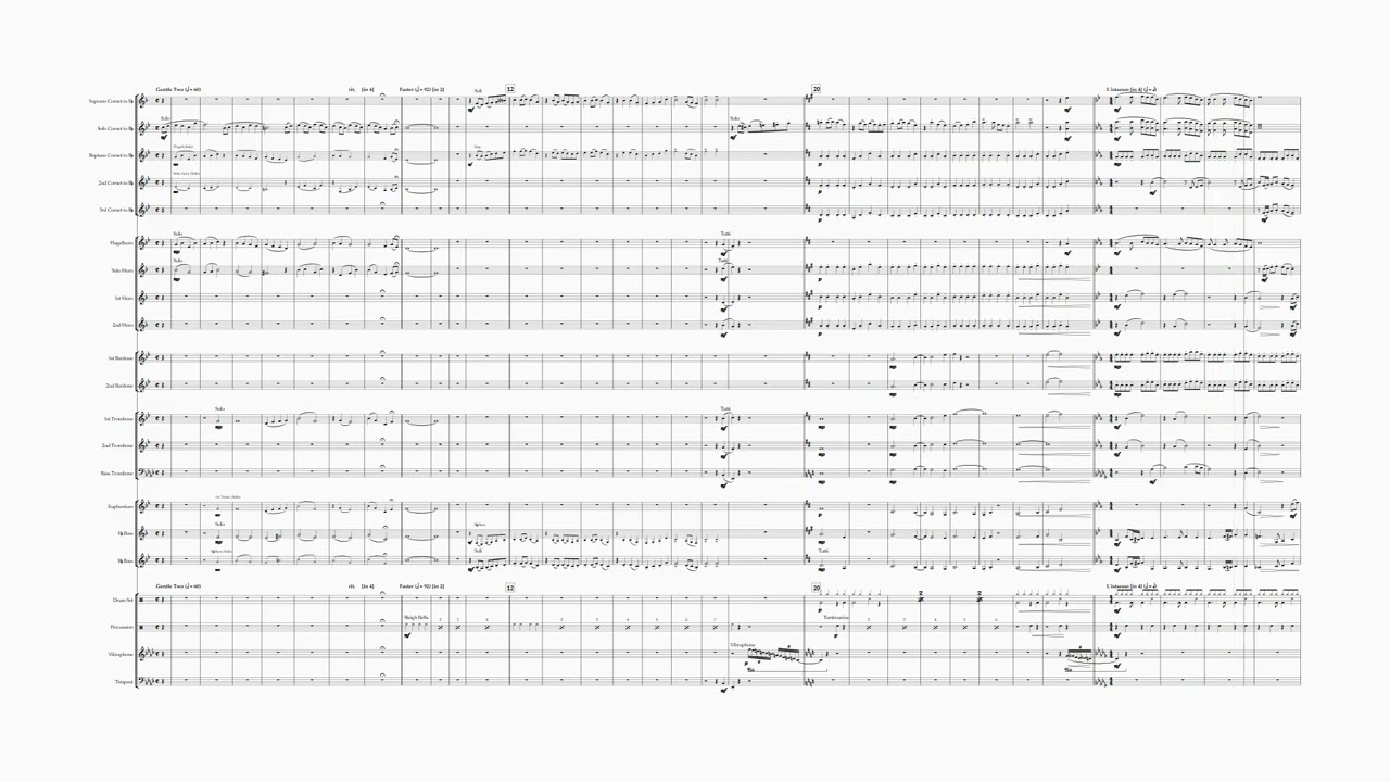 Overture from 'The Muppet Christmas Carol' (Brass Band)