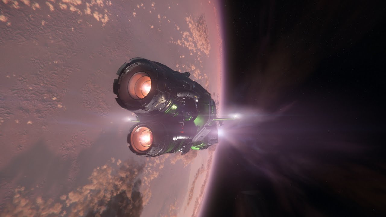 Star Citizen / Drake Herald / Ghoulish Green Paint / Crazy Storm!