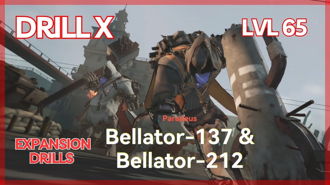 Girls Frontline 2 EXILIUM: Expansion Drill X ~ Bosses Bellator-137 & Bellator-212 (lvl 65)
