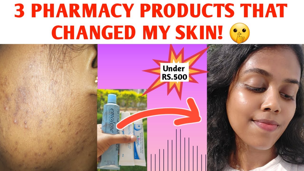 3 Best  Indian Pharmacy Skin Care Products in Tamil. For Dry skin, Acne and Pigmentation.