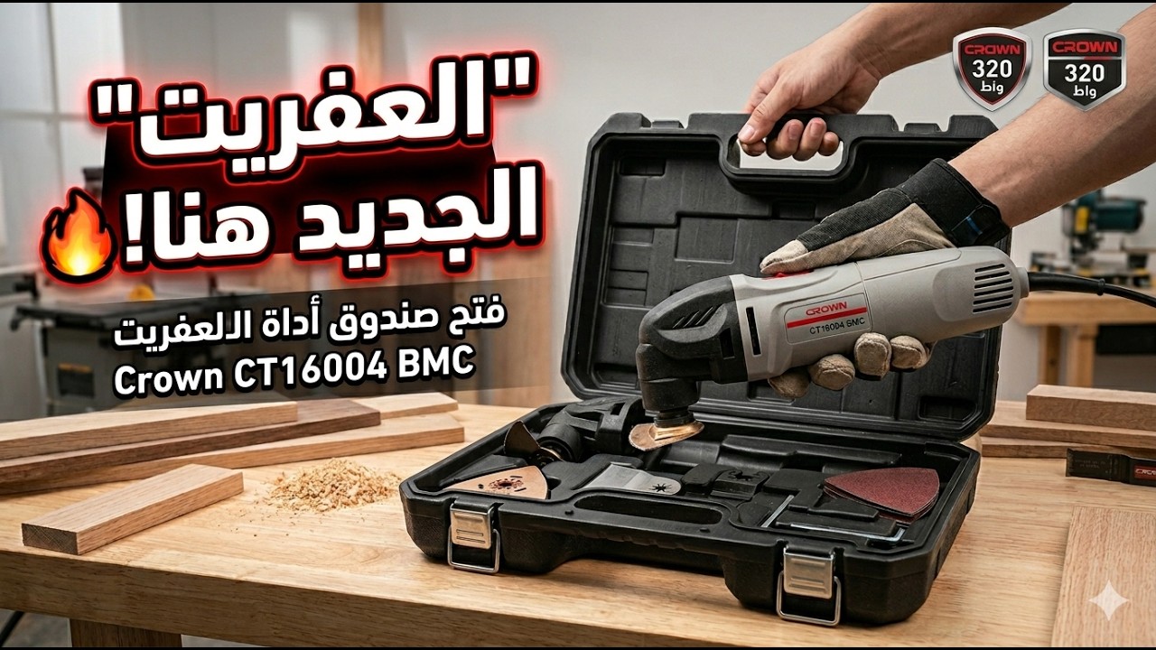 مراجعة صاروخ متعدد الاغراض كراون 320 وات العفريت | Crown CT16004 BMC