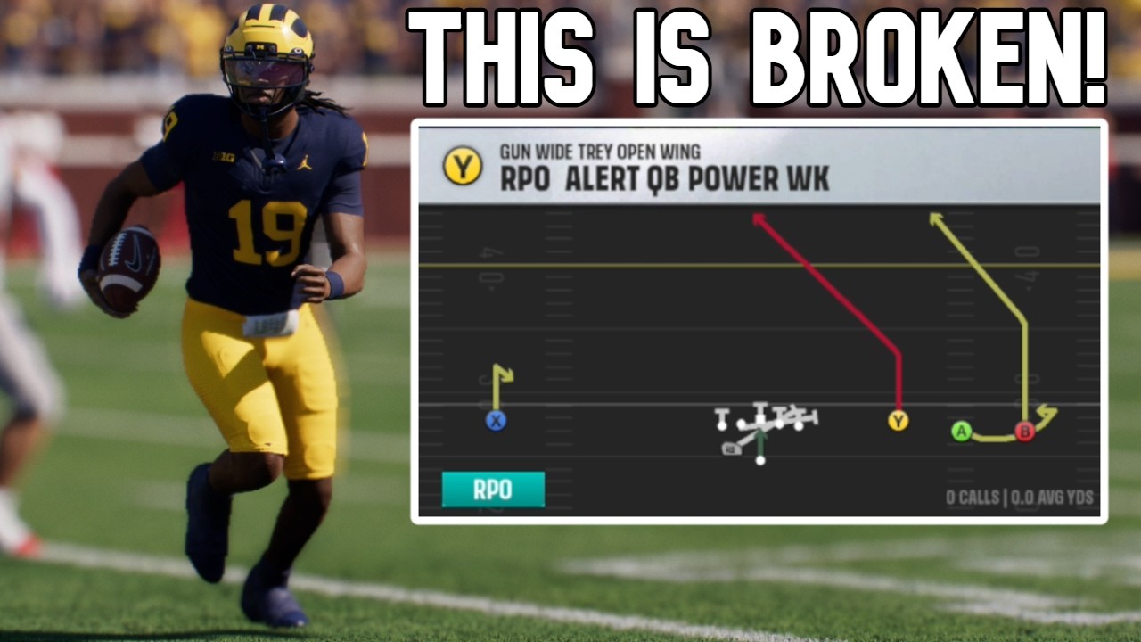 CAN'T BE STOPPED!? The MOST OVERPOWERED RPO Plays in College Football 27!