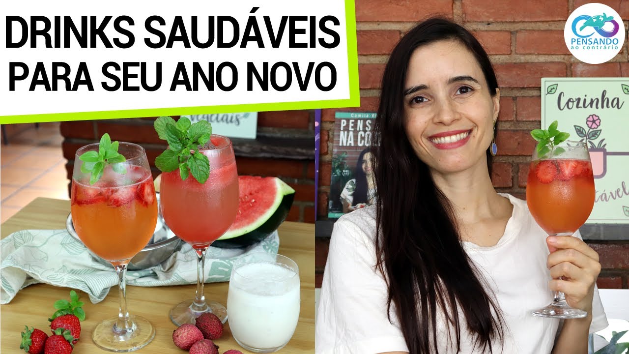 ESQUEÇA A CHAMPANHE! 3 DRINKS SAUDÁVEIS E SEM ÁLCOOL PARA SEU ANO NOVO (REFRESCANTES)
