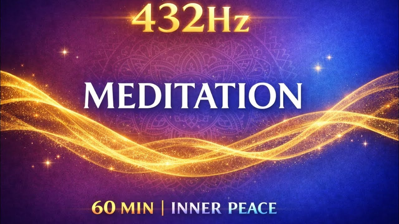 60 Min 432Hz Meditation Music | Deep Inner Peace