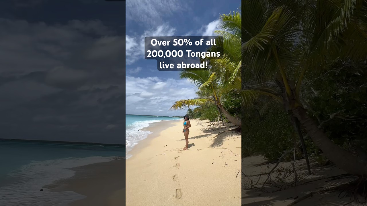 50% of Tongans leave Tonga?  #tonga#traveler